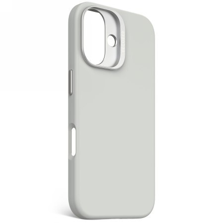 Decoded AntiMicrobial Silicone Backcover - silikonowa obudowa ochronna do iPhone 16 kompatybilna z MagSafe (stone gray)