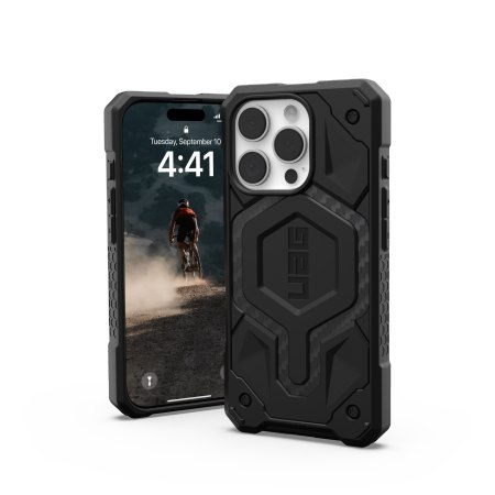 UAG Monarch - obudowa ochronna do iPhone 16 Pro (carbon fiber)