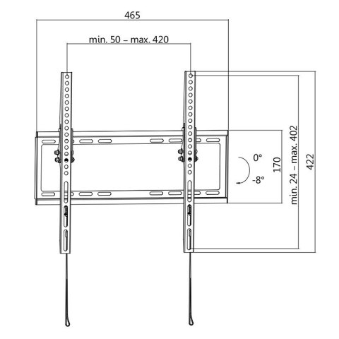 Uchwyt do TV LOGILINK BP0010 (nośność 35kg \32 - 55 cali)