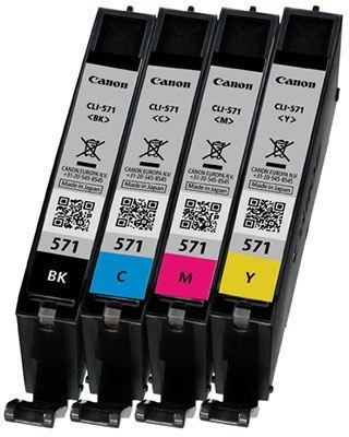 Wkład CANON CLI-571 Multipack 4 szt. 0386C005