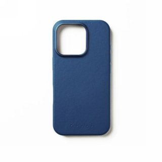 Mujjo Leather Case - etui skórzane do iPhone 16 Pro kompatybilne z MagSafe (monaco blue)