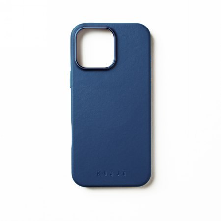 Mujjo Leather Case - etui skórzane do iPhone 16 Pro Max kompatybilne z MagSafe (monaco blue)