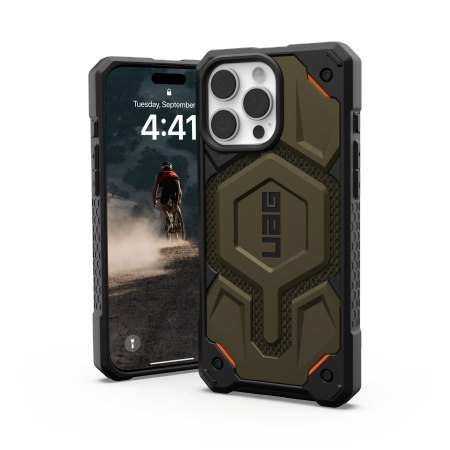 UAG Monarch Pro - obudowa ochronna do iPhone 16 Pro Max kompatybilna z MagSafe (kevlar green)