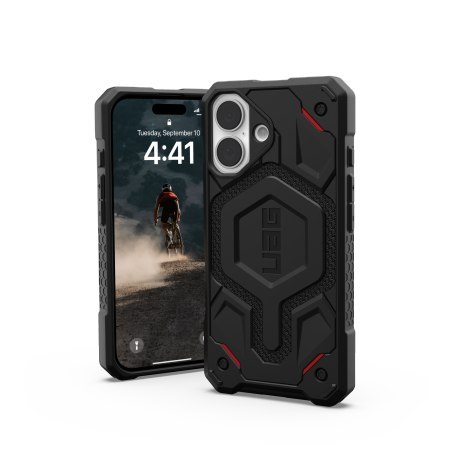 UAG Monarch Pro - obudowa ochronna do iPhone 16 kompatybilna z MagSafe (kevlar black)