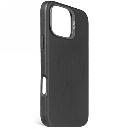 Decoded Leather Backcover - skórzana obudowa ochronna do iPhone 16 Pro Max kompatybilna z MagSafe (black)