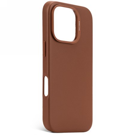 Decoded Leather Backcover - skórzana obudowa ochronna do iPhone 16 Pro kompatybilna z MagSafe (tan)