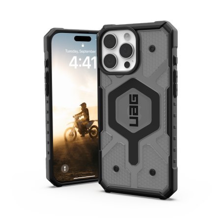 UAG Pathfinder Clear Magsafe - obudowa ochronna do iPhone 16 Pro Max kompatybilna z MagSafe (ash)