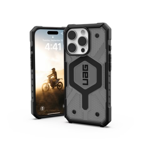 UAG Pathfinder Clear Magsafe - obudowa ochronna do iPhone 16 Pro kompatybilna z MagSafe (ash)