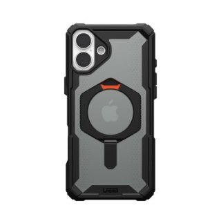 UAG Plasma XTE Magsafe - obudowa ochronna z podstawką do iPhone 16 Plus kompatybilna z MagSafe (black/orange)