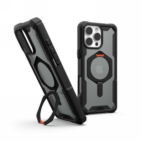 UAG Plasma XTE Magsafe - obudowa ochronna z podstawką do iPhone 16 Pro Max kompatybilna z MagSafe (black/orange)