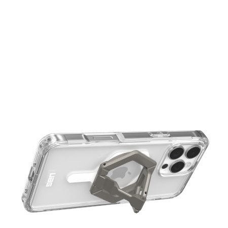 UAG Plyo Magsafe Bundle - obudowa ochronna do iPhone 16 Pro Max kompatybilna z MagSafe oraz podstawka Magnetic Ring Stand (ice-w