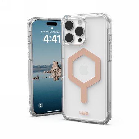 UAG Plyo Magsafe - obudowa ochronna do iPhone 16 Pro Max kompatybilna z MagSafe (ice / rose gold)