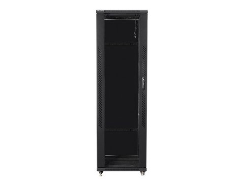 SZAFA INSTALACYJNA RACK STOJĄCA 19" 42U 600X800 CZARNA LANBERG (FLAT PACK)