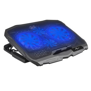 Podstawka pod laptop ART P4 reg.kąta+4xwen+LED gaming