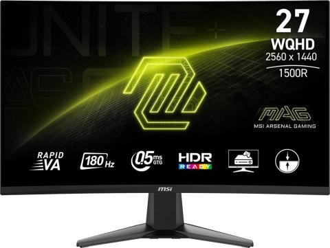 Monitor MSI MAG 27CQ6F (27" /VA /180Hz /2560 x 1440 /Czarny)