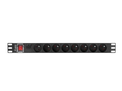 Listwa zasilająca LANBERG PDU-08E-0200-BK