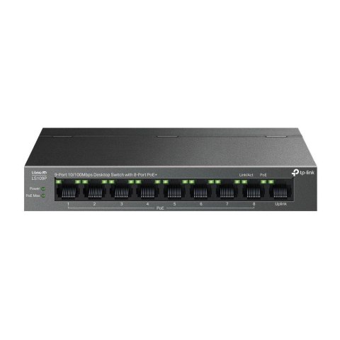 Switch niezarządzalny TP-Link LS109P 9x100 8x PoE+ 63W