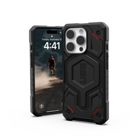 UAG Monarch Pro - obudowa ochronna do iPhone 16 Pro kompatybilna z MagSafe (kevlar black) [mto]