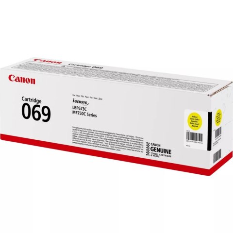 Toner CANON CLBP 069 żółty 5091C002