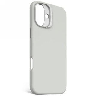 Decoded AntiMicrobial Silicone Backcover - silikonowa obudowa ochronna do iPhone 16 Plus kompatybilna z MagSafe (stone gray)