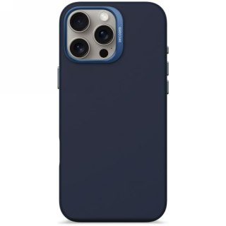 Decoded AntiMicrobial Silicone Backcover - silikonowa obudowa ochronna do iPhone 16 Pro Max kompatybilna z MagSafe (blue print)