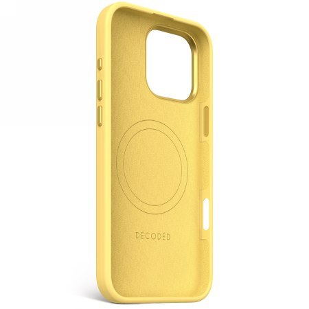 Decoded AntiMicrobial Silicone Backcover - silikonowa obudowa ochronna do iPhone 16 Pro Max kompatybilna z MagSafe (popcorn)