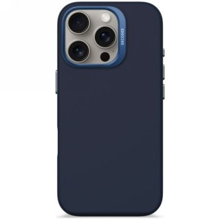 Decoded AntiMicrobial Silicone Backcover - silikonowa obudowa ochronna do iPhone 16 Pro kompatybilna z MagSafe (blue print)