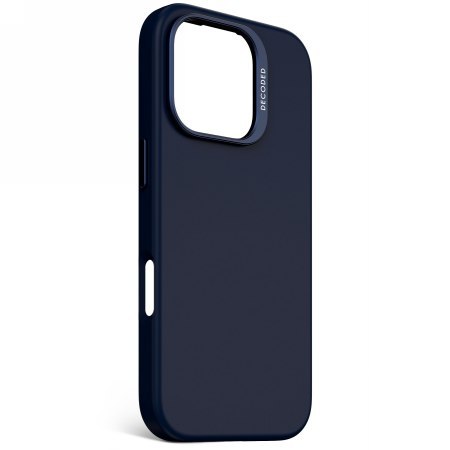 Decoded AntiMicrobial Silicone Backcover - silikonowa obudowa ochronna do iPhone 16 Pro kompatybilna z MagSafe (blue print)