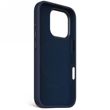 Decoded AntiMicrobial Silicone Backcover - silikonowa obudowa ochronna do iPhone 16 Pro kompatybilna z MagSafe (blue print)