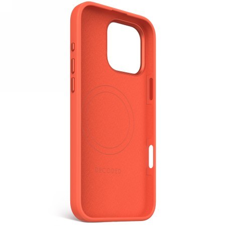 Decoded AntiMicrobial Silicone Stacks Backcover - silikonowa obudowa ochronna do iPhone 16 Pro Max kompatybilna z MagSafe (tange