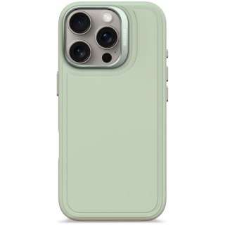 Decoded AntiMicrobial Silicone Stacks Backcover - silikonowa obudowa ochronna do iPhone 16 Pro kompatybilna z MagSafe (mist gree