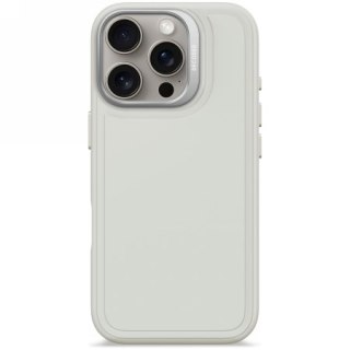 Decoded AntiMicrobial Silicone Stacks Backcover - silikonowa obudowa ochronna do iPhone 16 Pro kompatybilna z MagSafe (stone gra