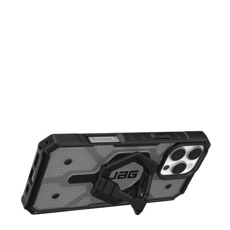 UAG Pathfinder Clear Magsafe Bundle - obudowa ochronna do iPhone 16 Pro Max kompatybilna z MagSafe oraz podstawka Magnetic Ring 