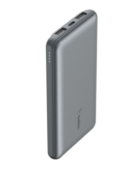 Belkin PowerBank 10 000mAh USB A i C 15W space gray