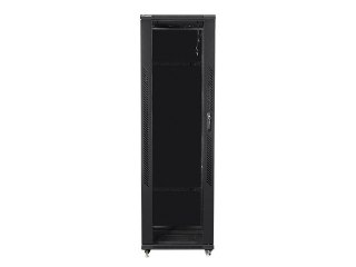 SZAFA INSTALACYJNA RACK STOJĄCA 19" 42U 600X800 CZARNA LANBERG (FLAT PACK)