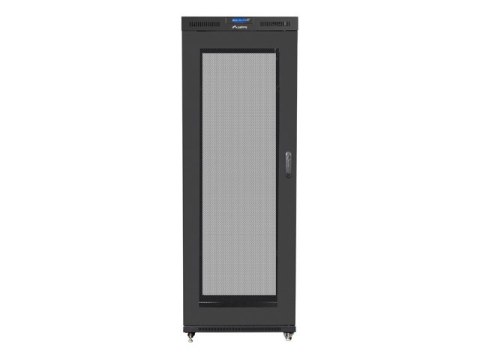 SZAFA INSTALACYJNA RACK STOJĄCA 19" 42U 800X1000 CZARNA DRZWI PERFOROWANE LCD LANBERG (FLAT PACK)