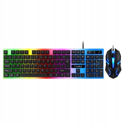 Extralink Gaming Set TF230 2in1 | Zestaw klawiatura + mysz | podświetlenie LED