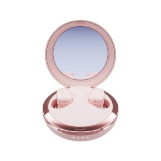 Happy Plugs Adore - bezprzewodowe słuchawki douszne z lusterkiem w etui (pink)