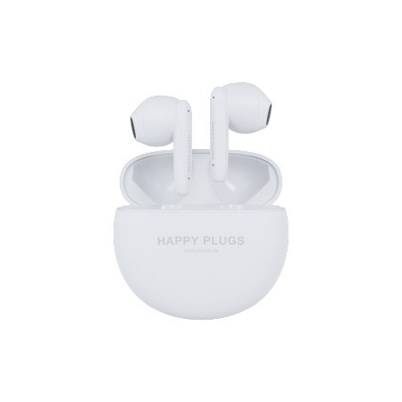 Happy Plugs Joy Lite - bezprzewodowe słuchawki douszne z ENC (white)