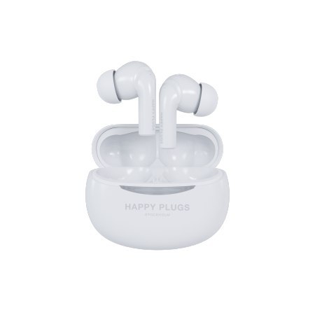 Happy Plugs Joy Pro - bezprzewodowe słuchawki douszne z ANC (white)