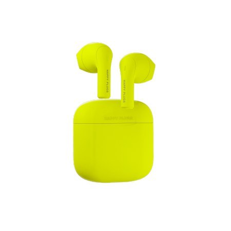 Happy Plugs Joy - bezprzewodowe słuchawki douszne (neon yellow)