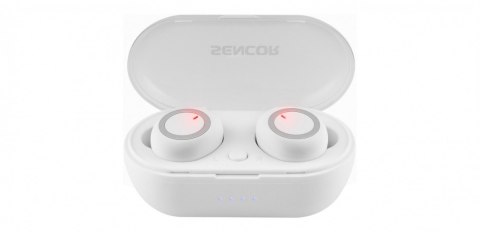 Sencor Słuchawki bluetooth douszne SEP 510BT WH TWS