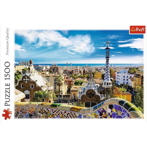 Trefl Puzzle 1500 elementów Park Guell, Barcelona