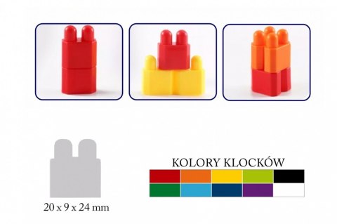 ASKATO Klocki 160 elementów