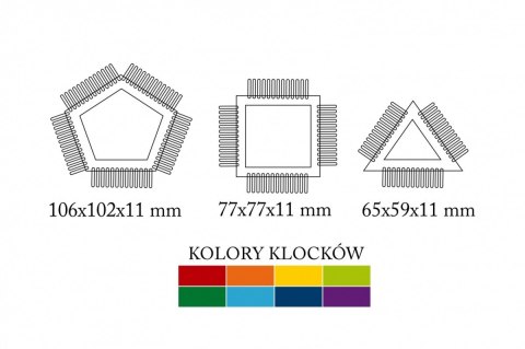 ASKATO Klocki 32 elementy