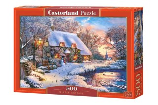 Castor Puzzle 500 elementów - Zimowy domek