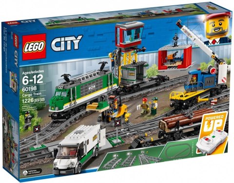 LEGO Klocki City 60198 Pociąg towarowy