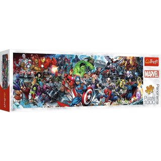 Trefl Puzzle 1000 elementów Panorama Marvel The Avengers