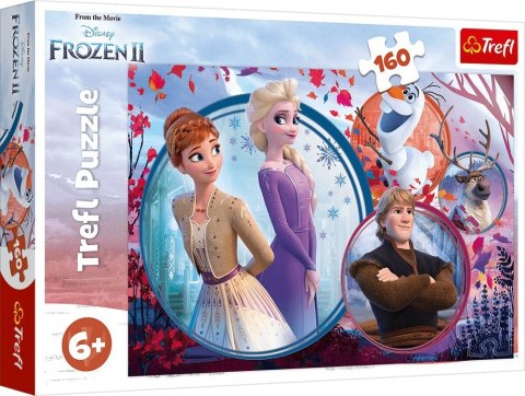 Trefl Puzzle 160 elementów. Frozen 2 (Kraina Lodu) - Siostrzana przygoda