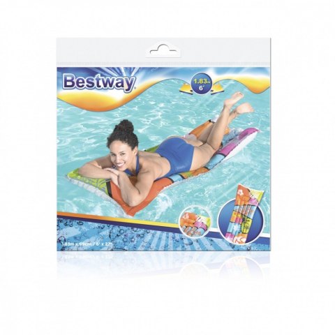 BESTWAY Dmuchany materac plażowy Ogród 183x69 cm